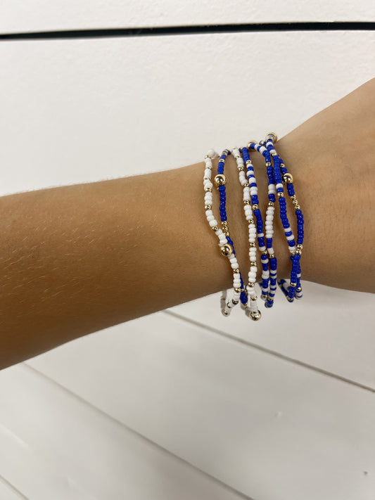 Blue & White Bracelet